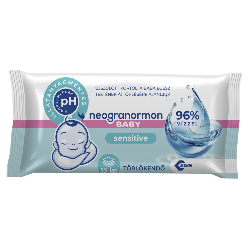 Neogranormon Baba Sensitiv törlőkendő 55 db akciós termékkép 1