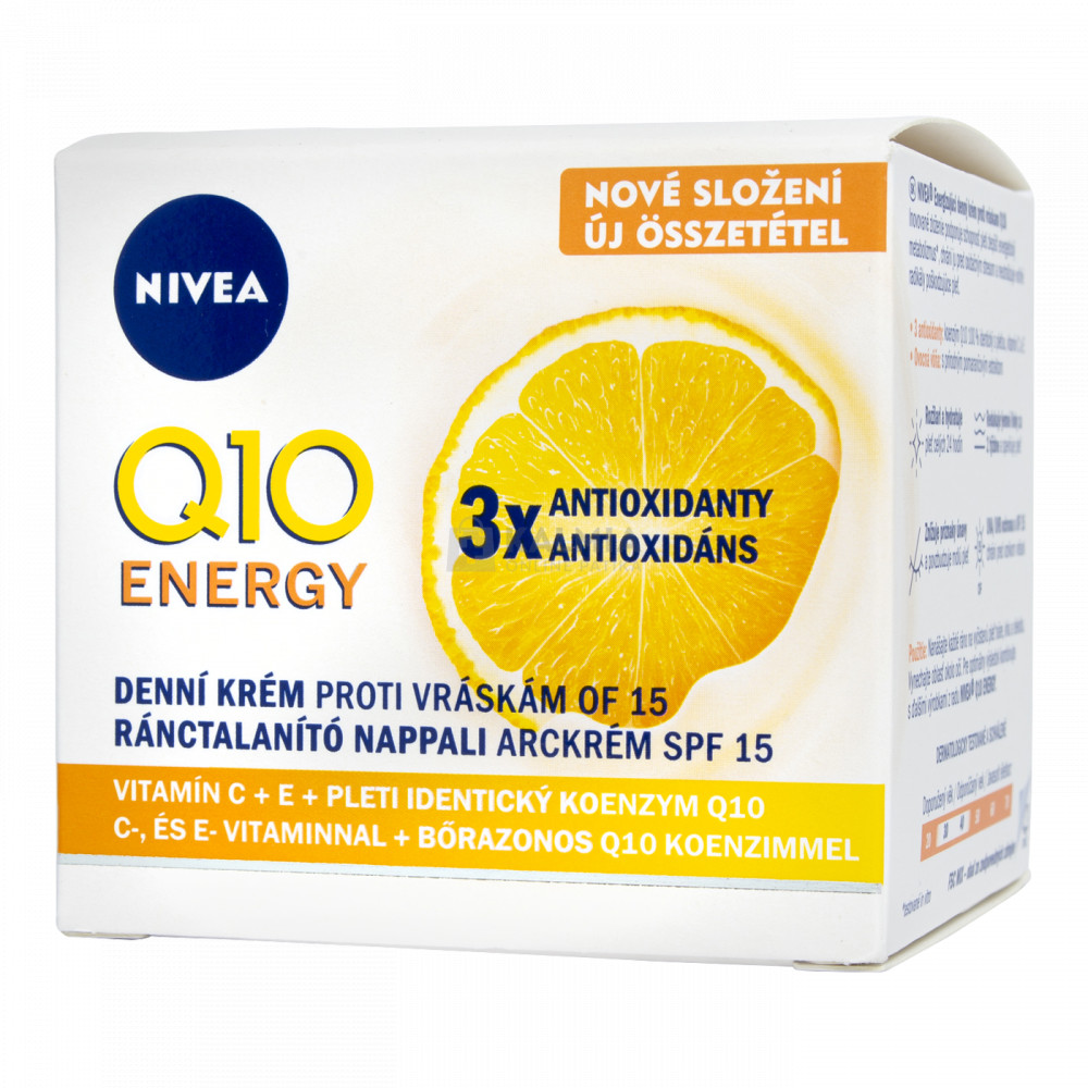 Nivea Q10 Energy energetizáló ránctalanító nappali arckrém 50 ml akciós termékkép 1