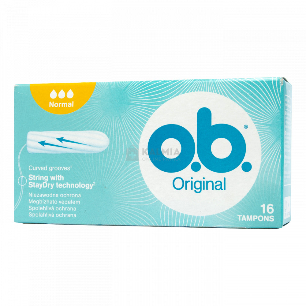 O.b. Original Normal tampon 16 db akciós termékkép 1