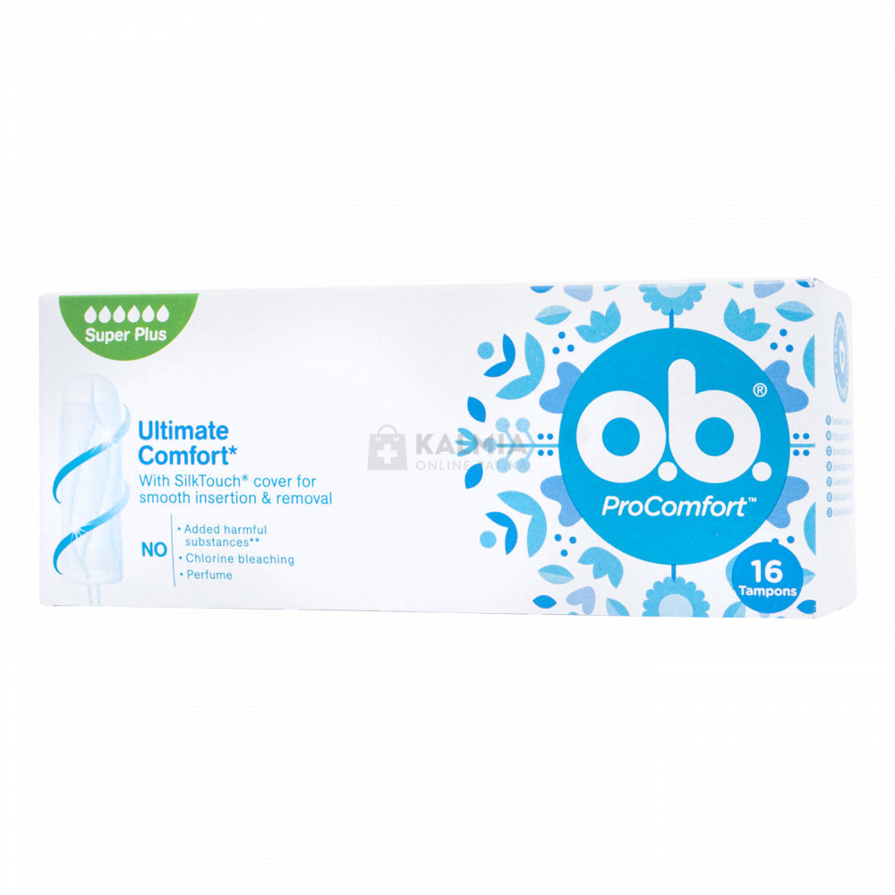 o.b. ProComfort Super Plus tampon 16 db akciós termékkép 1