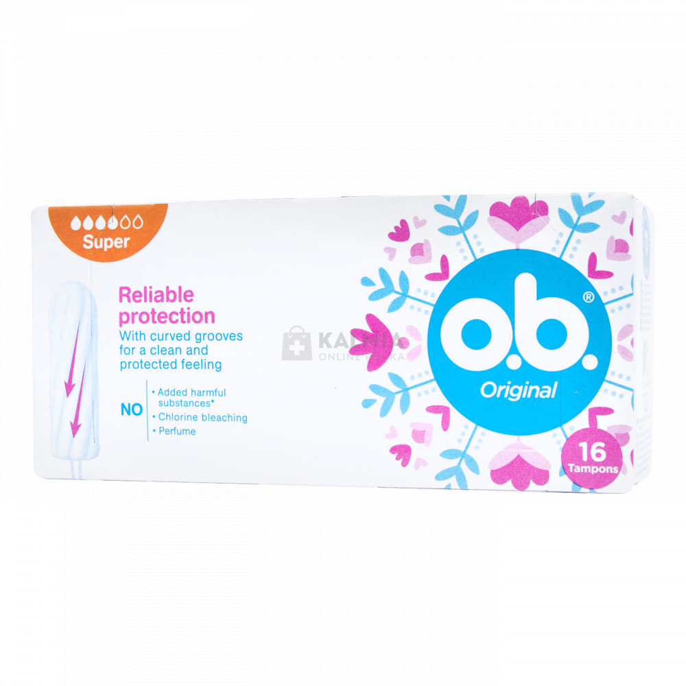 o.b. Original Super tampon 16 db akciós termékkép 1