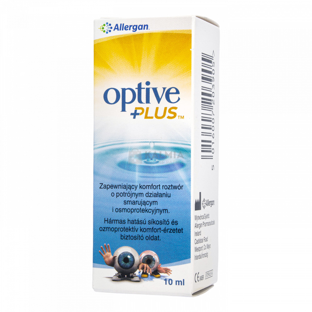 Optive Plus lubrikáló szemcsepp 10 ml akciós termékkép 1