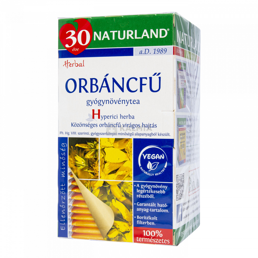 Naturland Orbáncfű filteres tea 25 x 1,5 g akciós termékkép 1