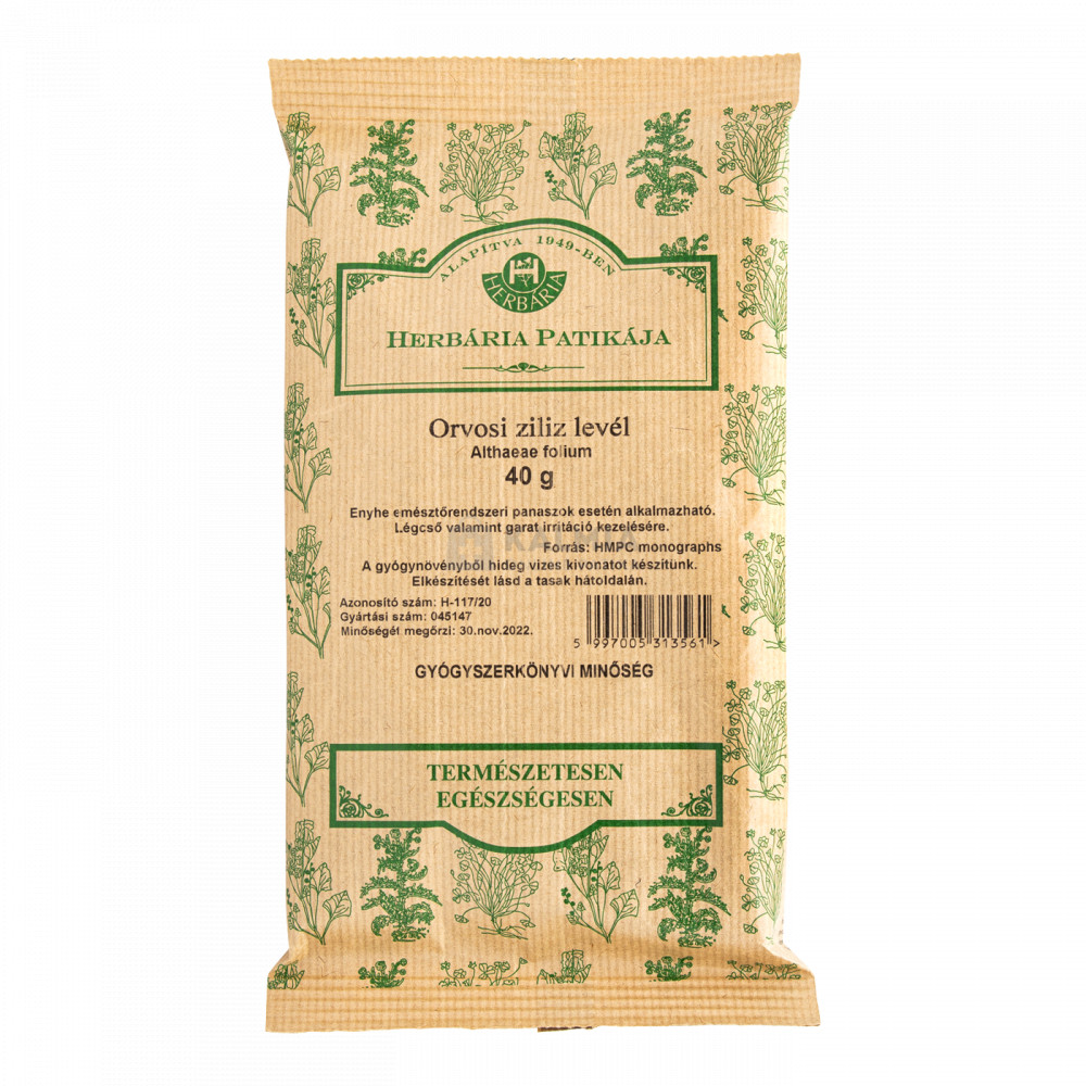 Herbária orvosi ziliz levél tea 40 g akciós termékkép 1