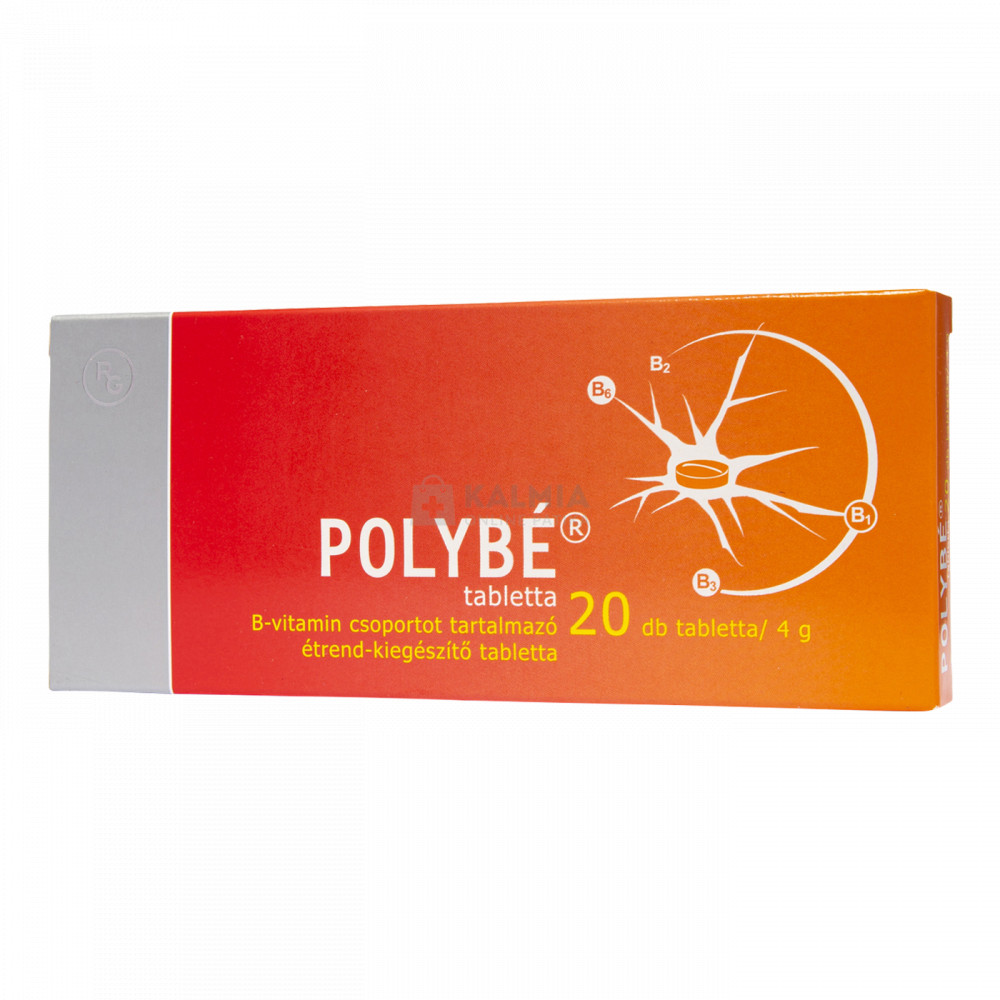 Polybé B-Vitamin étrend-kiegészítő tabletta 20 db akciós termékkép 1