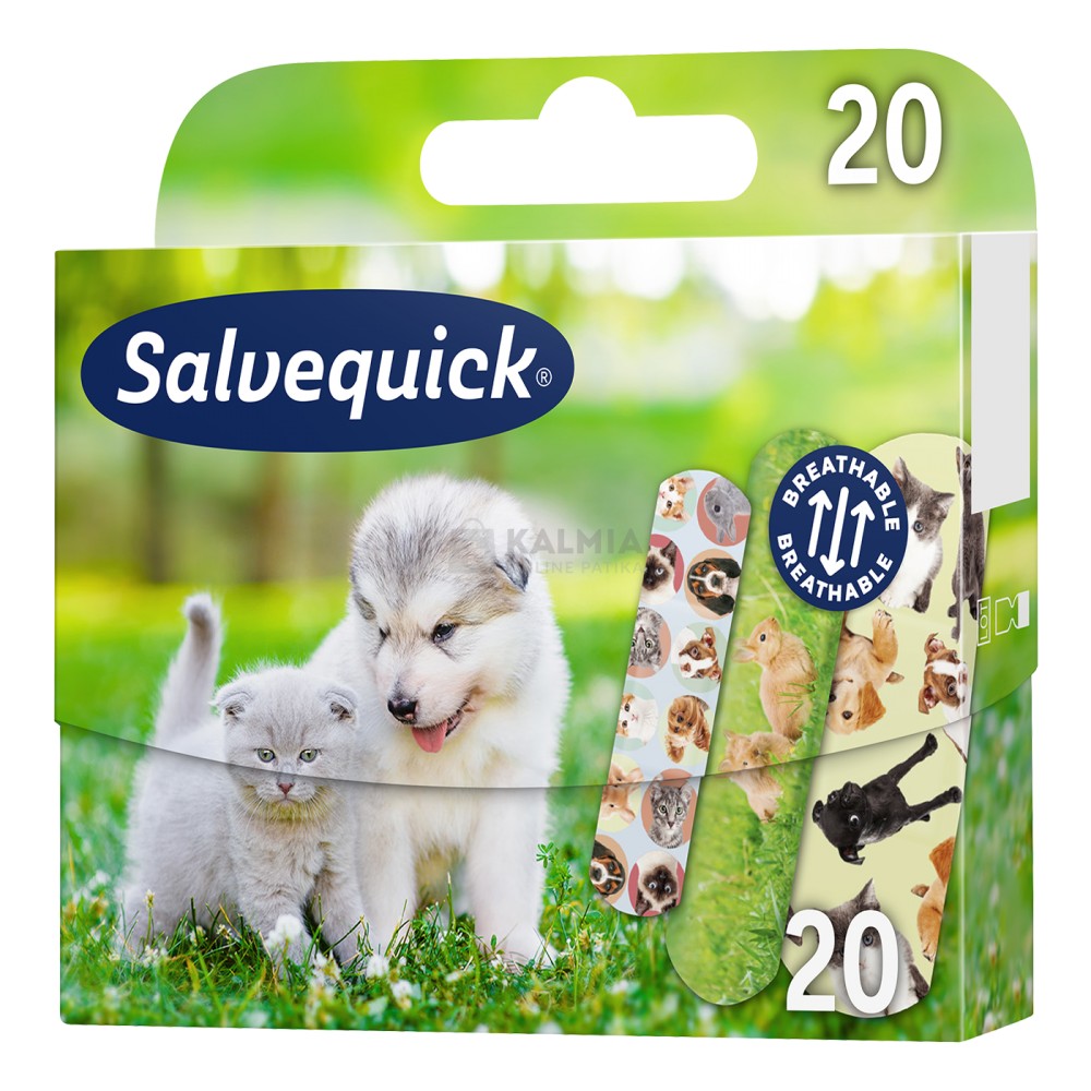 Salvequick Animal Planet sebtapasz 20 db akciós termékkép 1