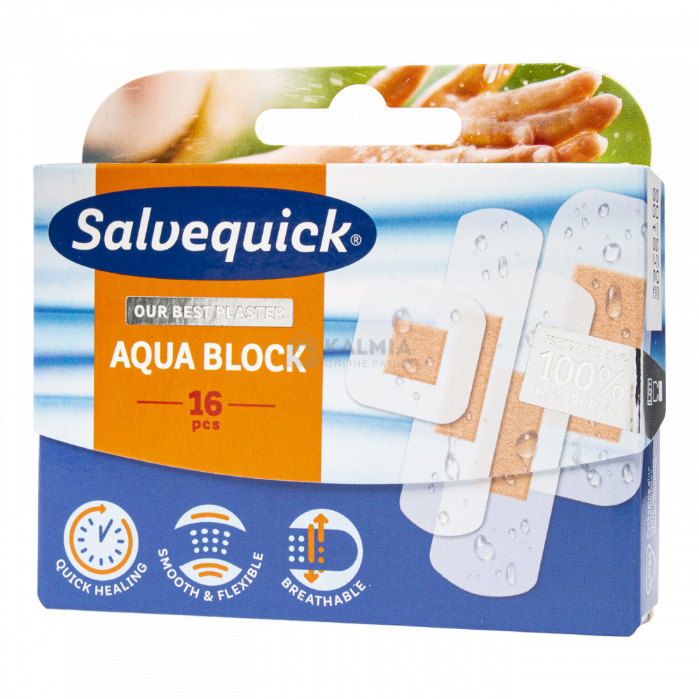 Salvequick AquaBlock sebtapasz 16 db akciós termékkép 1