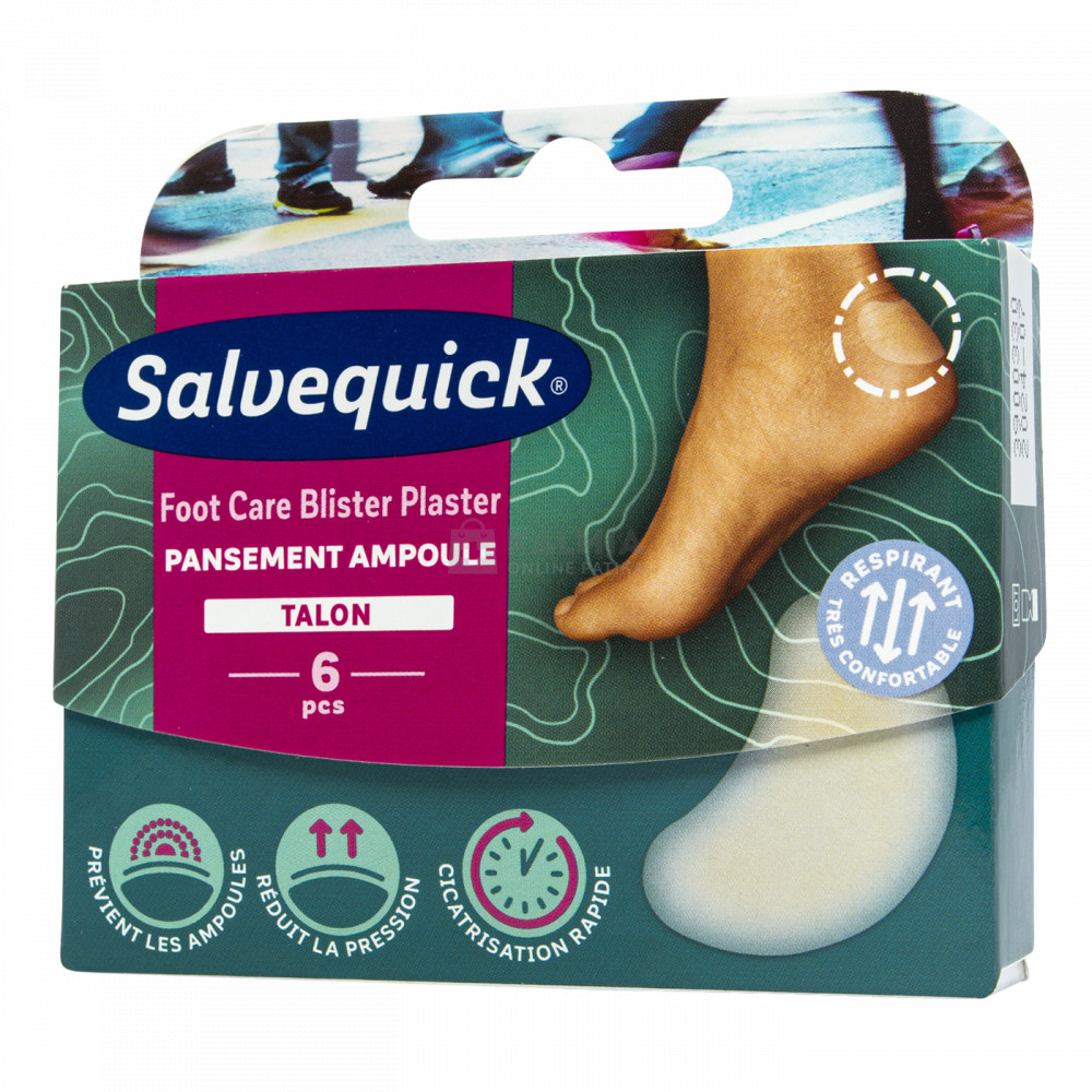 Salvequick hólyag és horzsolás tapasz sarokra 6 db akciós termékkép 1