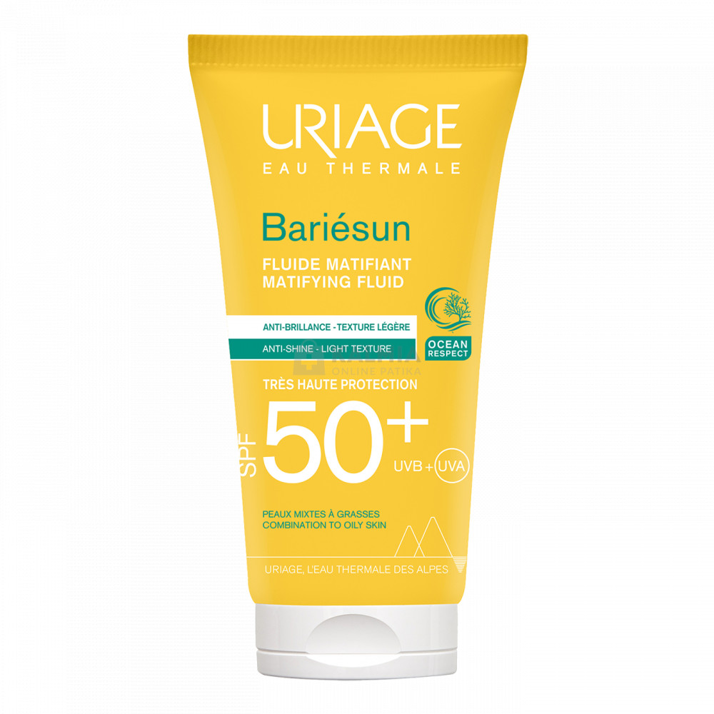 Uriage Bariésun Mat SPF50+ zsíros bőrre arckrém 50 ml akciós termékkép 1