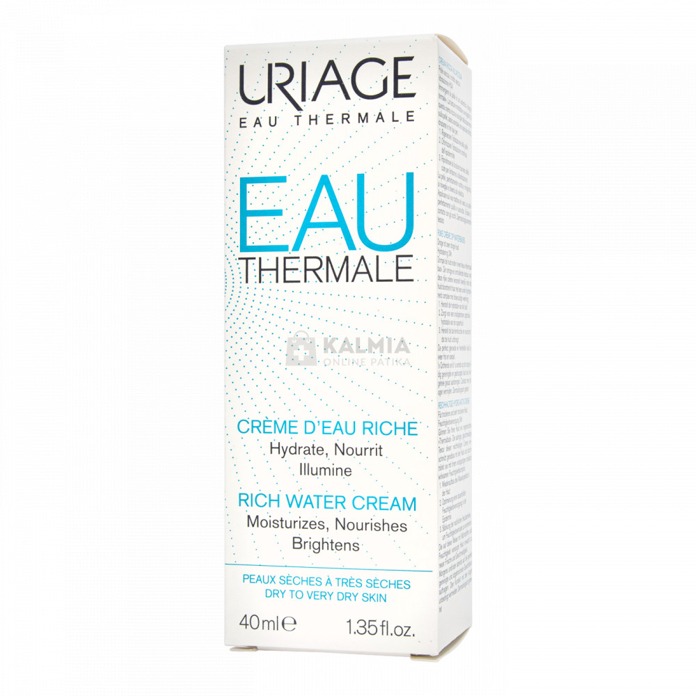 Uriage EAU Thermale Riche hidratálói arckrém száraz bőrre 40 ml akciós termékkép 1