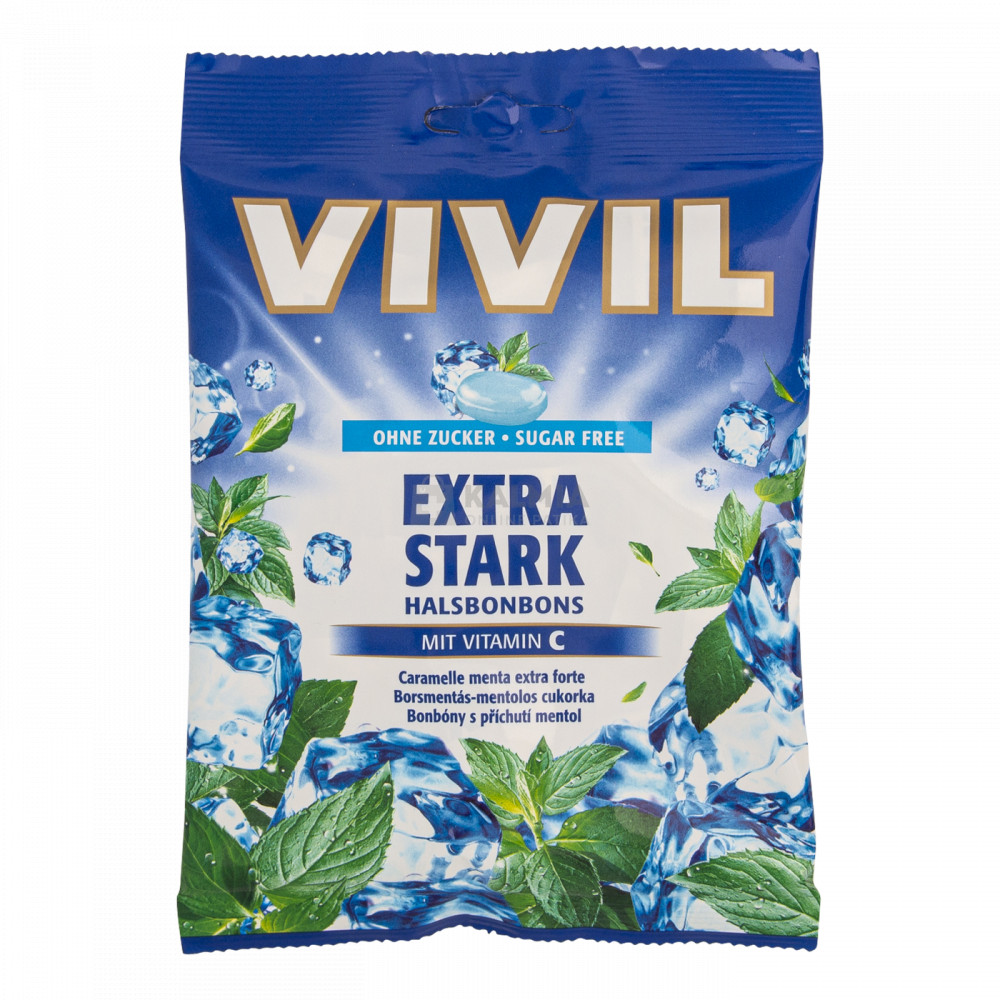 Vivil extra erős borsmentás cukorka 60 g akciós termékkép 1