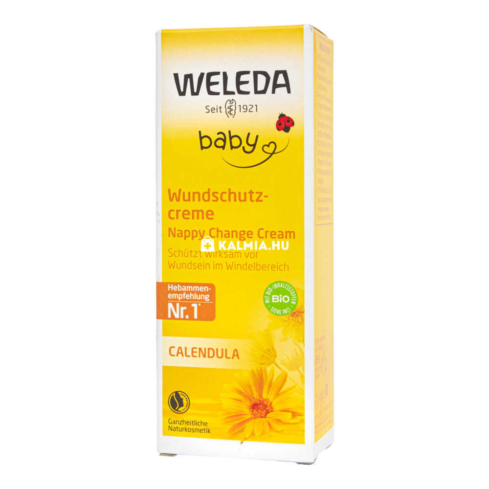 Weleda bio körömvirágos pelenkakiütés elleni natúr popsikrém 75 ml akciós termékkép 1