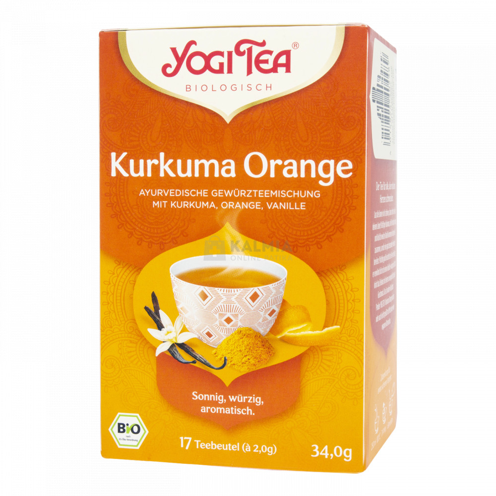 Yogi Tea Bio Kurkuma Chai tea 2 g 17 db akciós termékkép 1