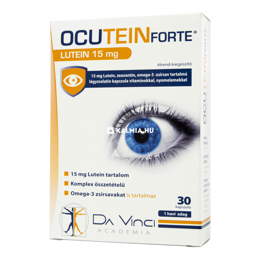 Ocutein Lutein 15 mg forte lágyzselatin kapszula 30 db akciós termékkép 1