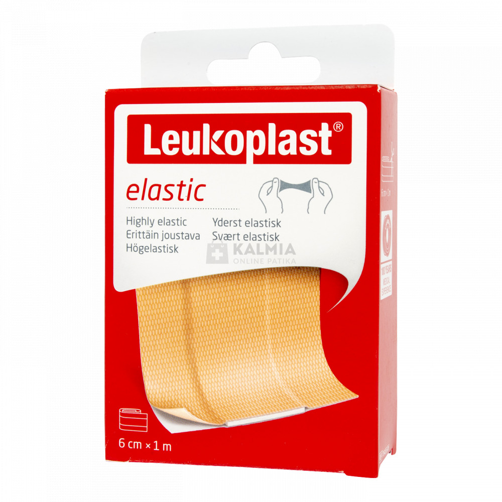 Leukoplast elastic sebtapasz 6 cm x 1 m akciós termékkép 1