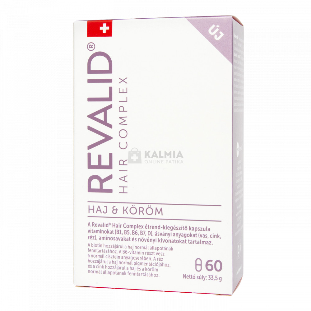 Revalid Hair Complex haj és köröm kapszula 60 db akciós termékkép 1