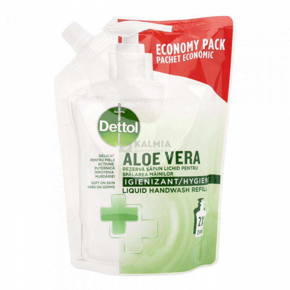 Dettol aloe vera folyékony szappan utántöltő 500 ml akciós termékkép 1