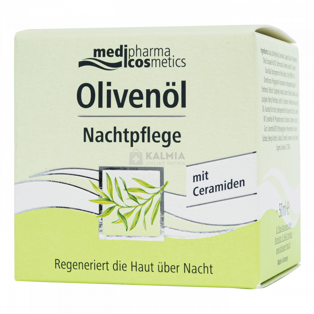 Olivenöl éjszakai renegeráló arckrém 50 ml akciós termékkép 1