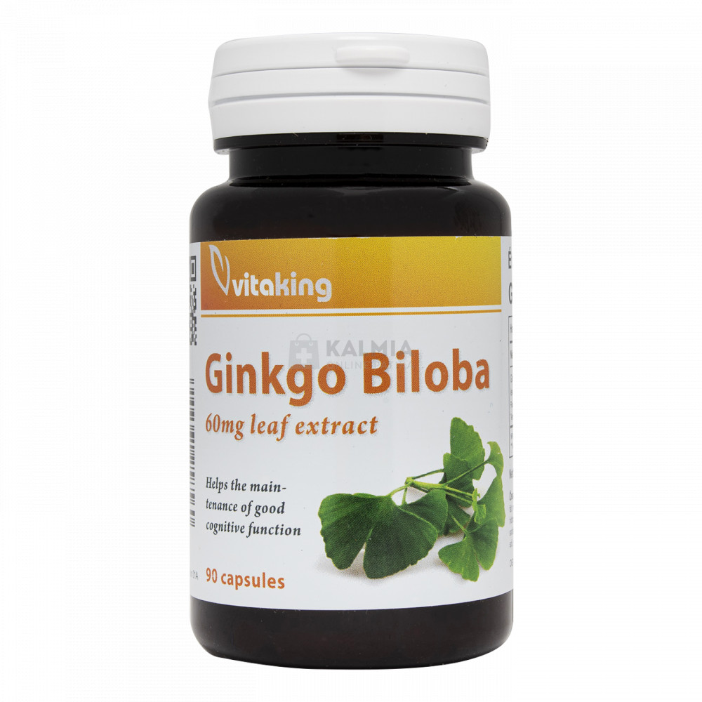 Vitaking Ginkgo Biloba 60 mg kapszula 90 db akciós termékkép 1