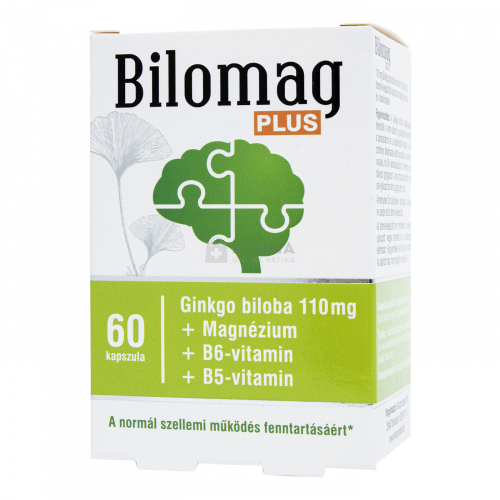 Dr. Theiss Bilomag Plus 110 mg Ginkgo biloba kapszula 60 db akciós termékkép 1