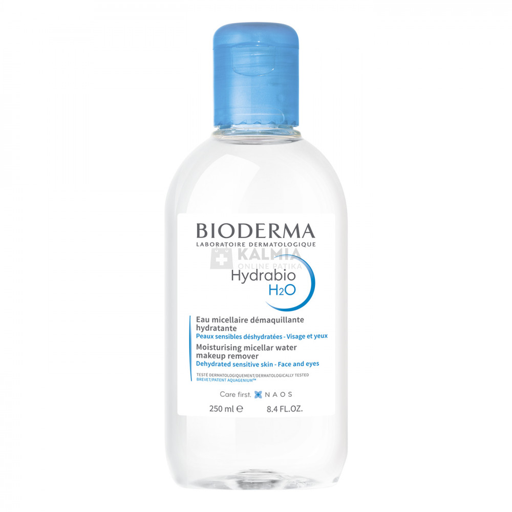 Bioderma Hydrabio H2O arc- és sminklemosó micellaoldat 250 ml akciós termékkép 1