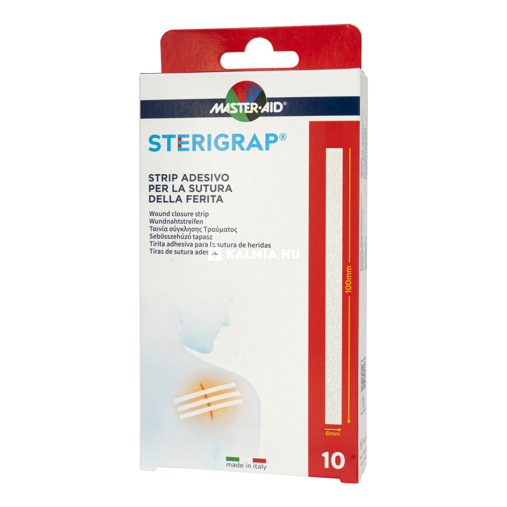 M-A Sterigrap sebzáró tapasz 100 x 6 mm 10 db akciós termékkép 1