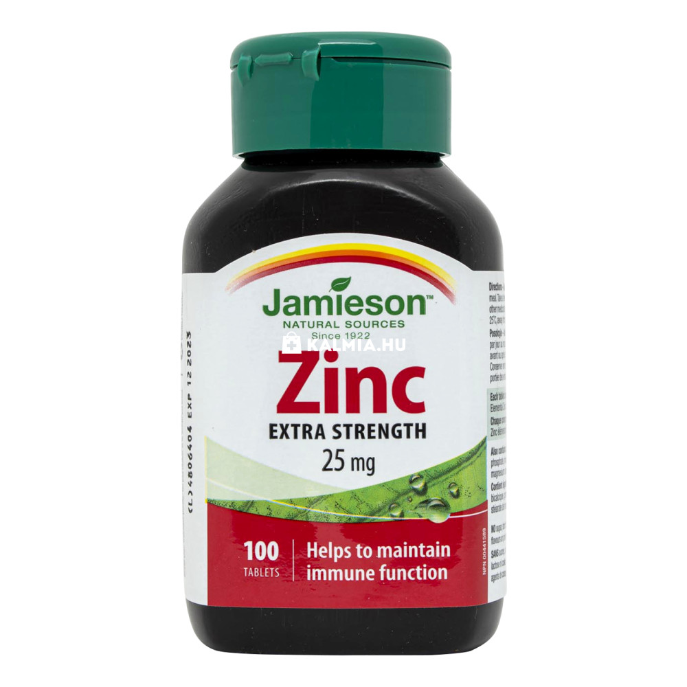 Jamieson Cink 25 mg tabletta 100 db akciós termékkép 1