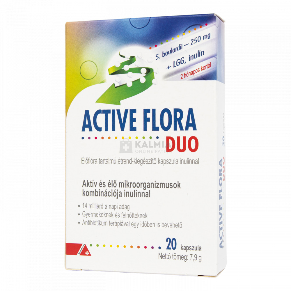 Acitve Flora Duo étrend-kiegészítő kapszula 20 db akciós termékkép 1