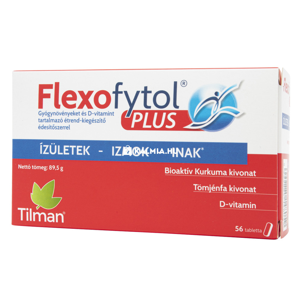 Flexofytol plusz gyógynövényeket és D-vitamint tartalmazó tabletta 56 db akciós termékkép 1