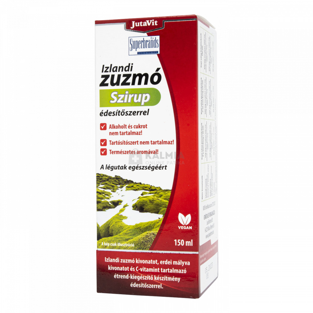 Jutavit Izlandi zuzmó szirup 150 ml akciós termékkép 1