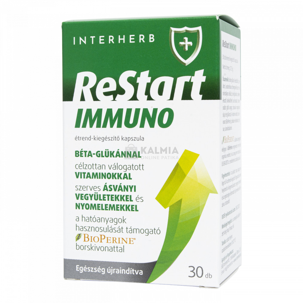 Interherb ReStart Immuno kapszula 30 db akciós termékkép 1