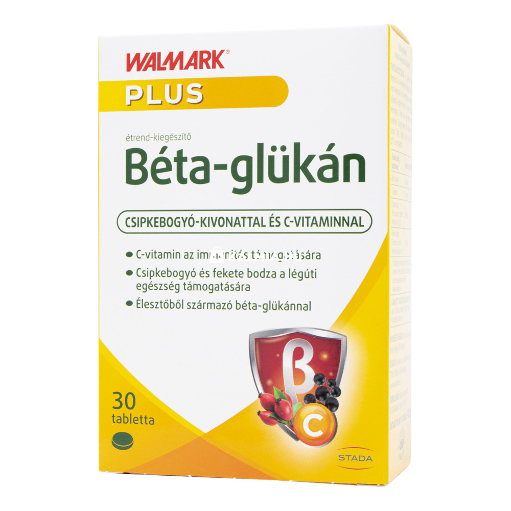 Walmark béta-glükán tabletta 30 db akciós termékkép 1