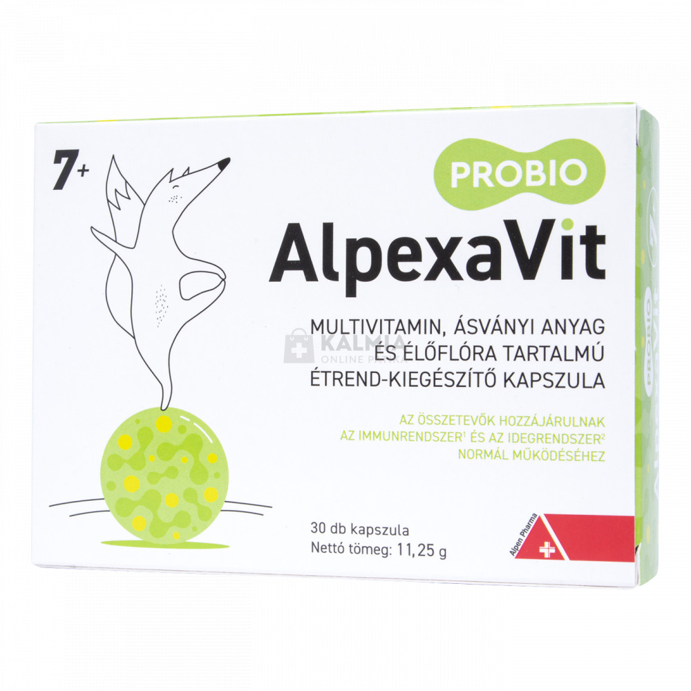 AlpexaVit ProBio 7+ kapszula  gyermekeknek 7 éves kortól 30 db akciós termékkép 1