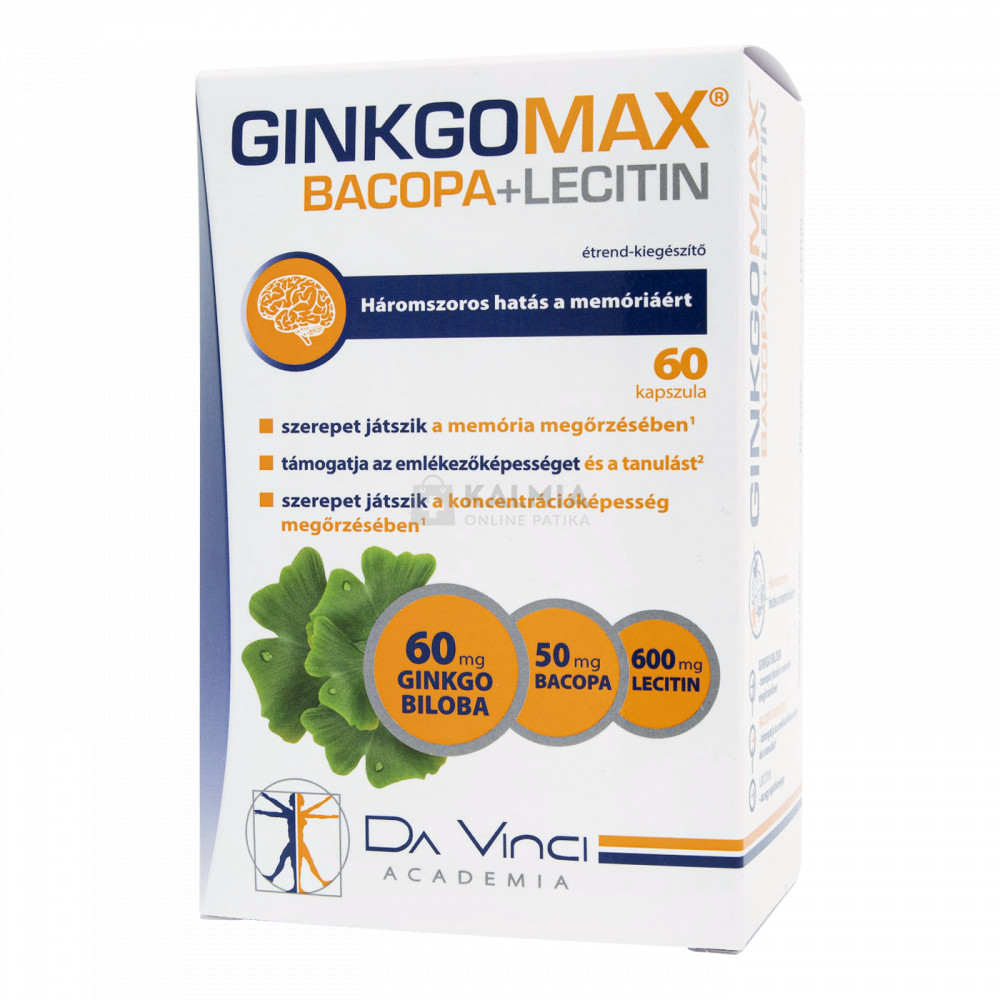 Ginkgomax Bacopa Lecitin lágy kapszula 60 db akciós termékkép 1