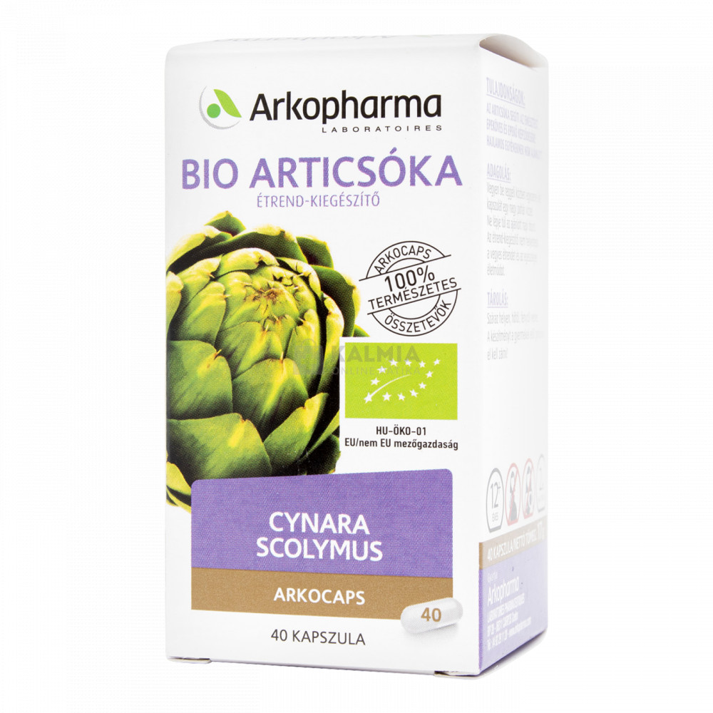 Arkocaps bio articsóka kapszula 40 db akciós termékkép 1