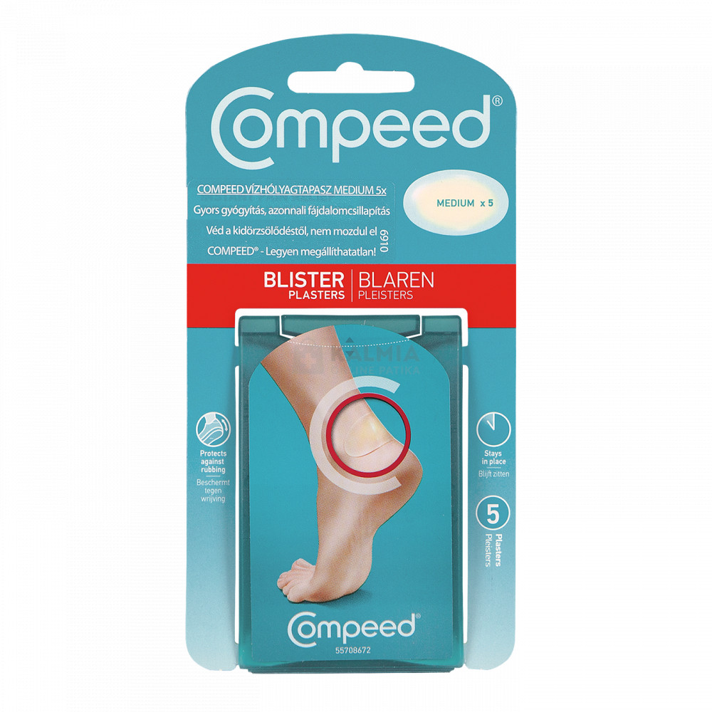 Compeed vízhólyagtapasz medium méretben 5 db akciós termékkép 1