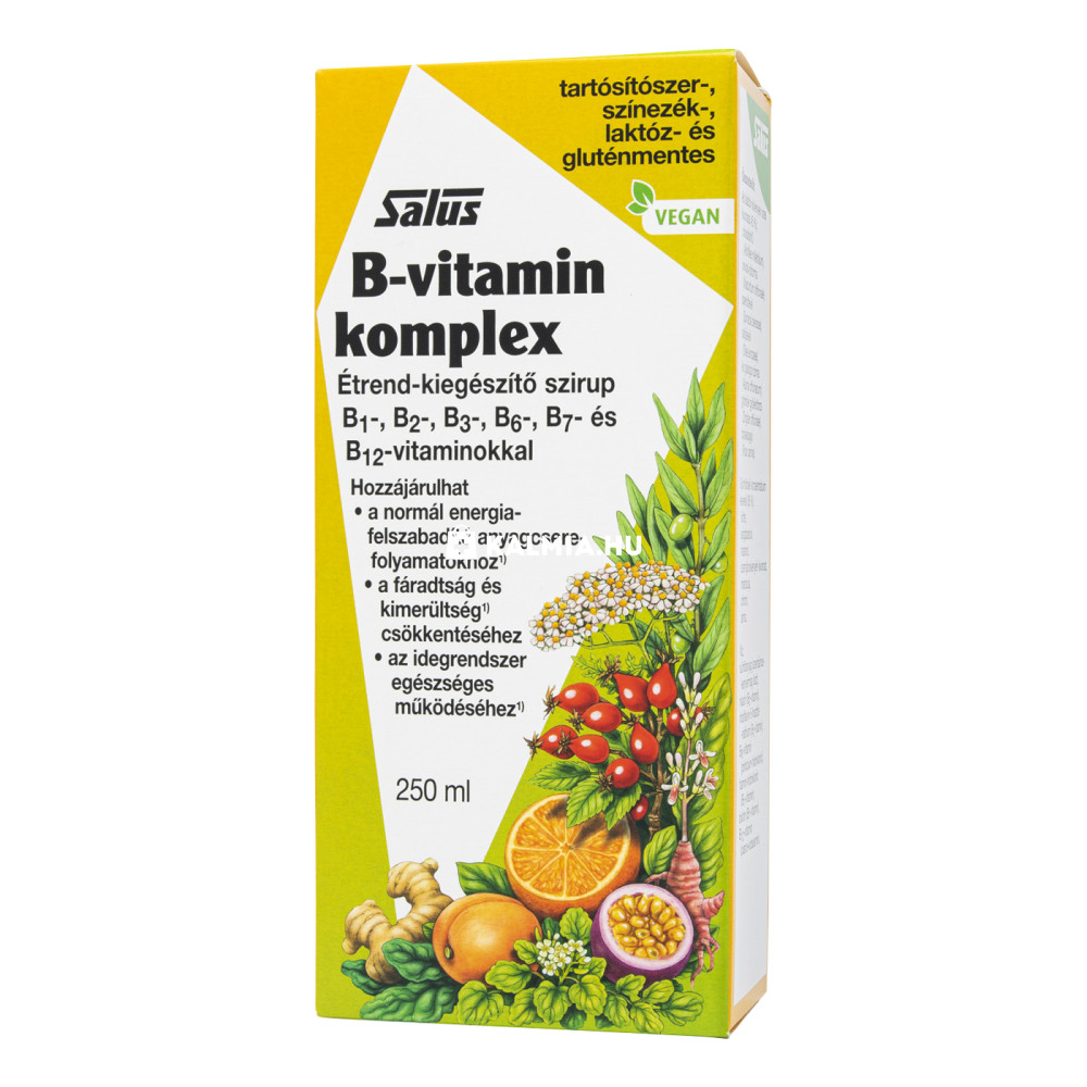 Salus B-vitamin komplex szirup 250 ml akciós termékkép 1