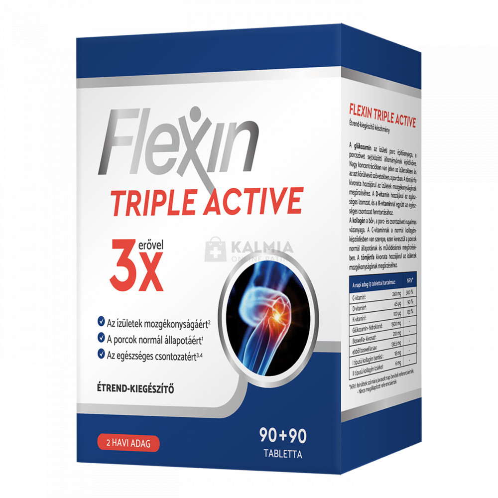 Flexin Triple Active tabletta 180 db akciós termékkép 1