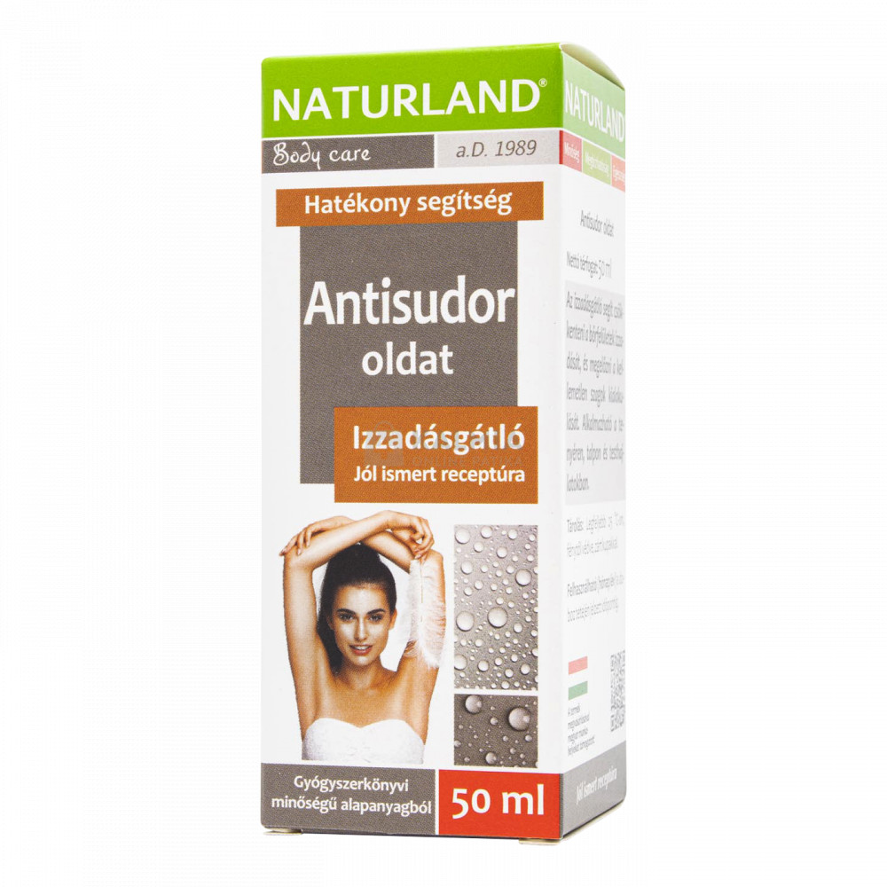 Naturland Antisudor izzadásgátló oldat 50 ml akciós termékkép 1