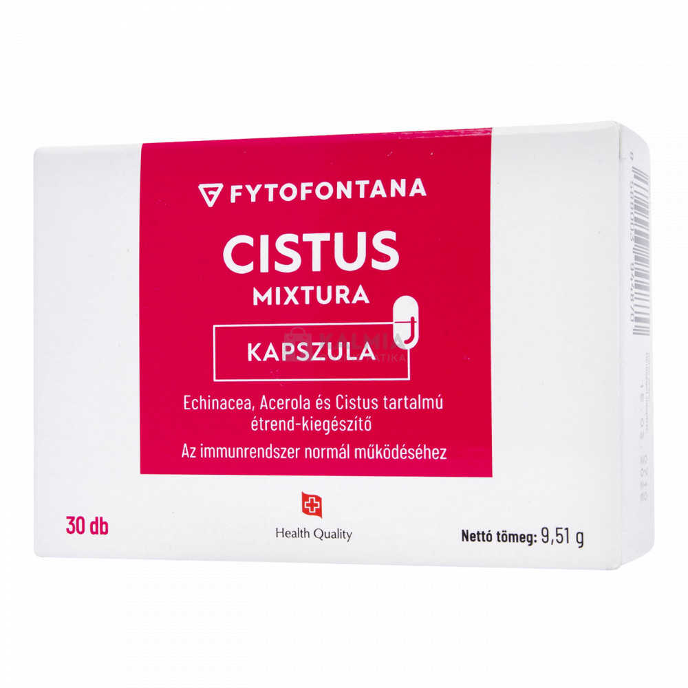 Fytofontana Cistus mixtura kapszula 30 db akciós termékkép 1