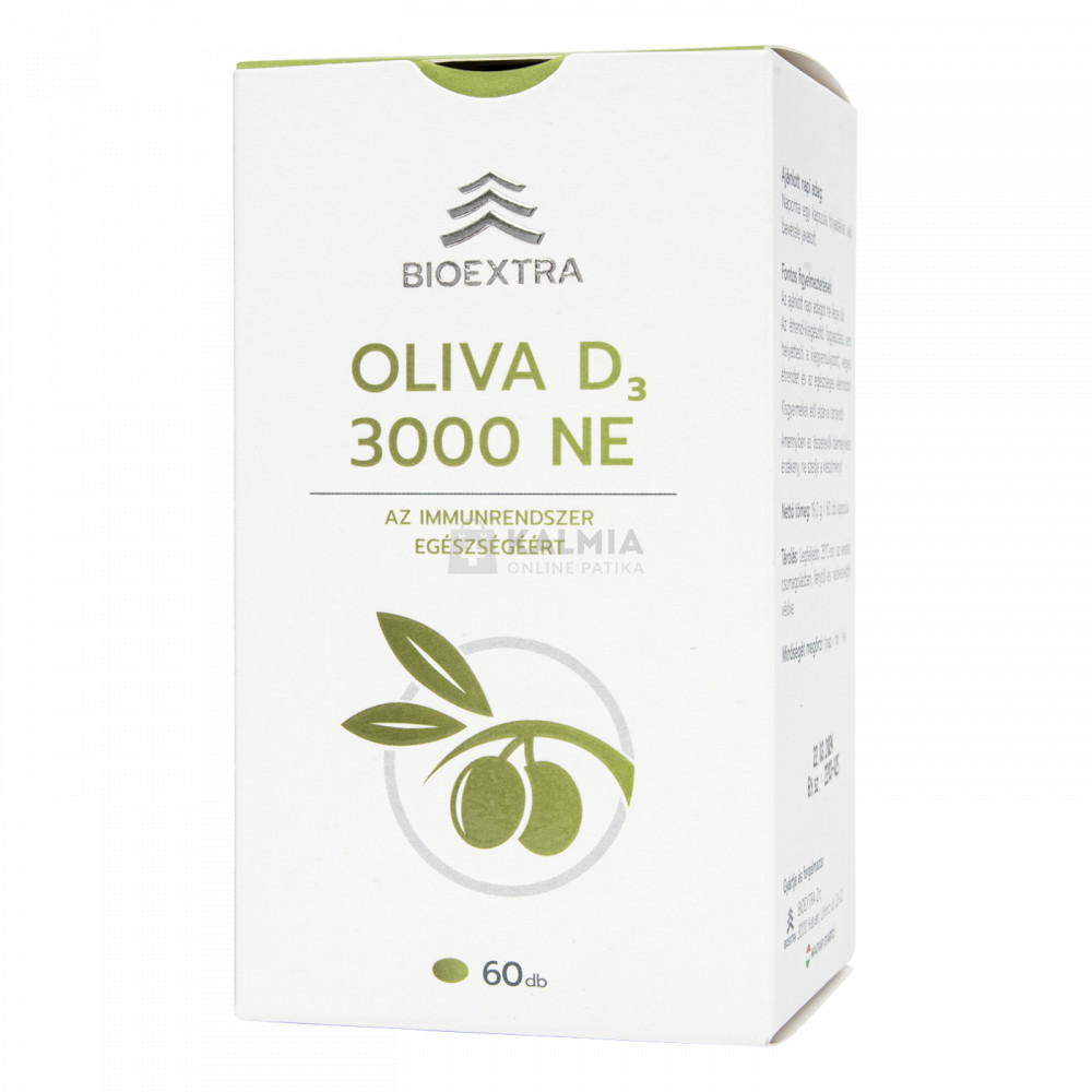 Bioextra Oliva D3 3000 NE kapszula 60 db akciós termékkép 1