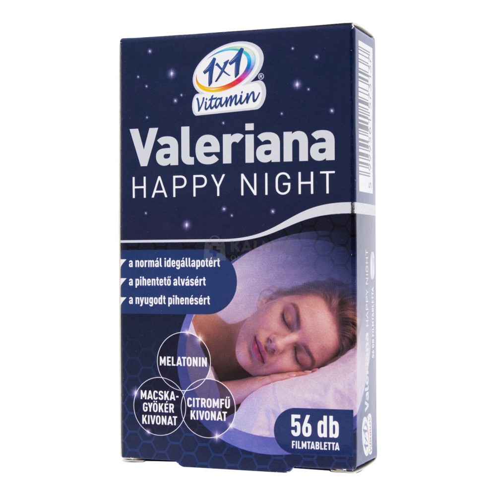 1×1 Vitamin Valeriana Happy Night filmtabletta 56 db akciós termékkép 1