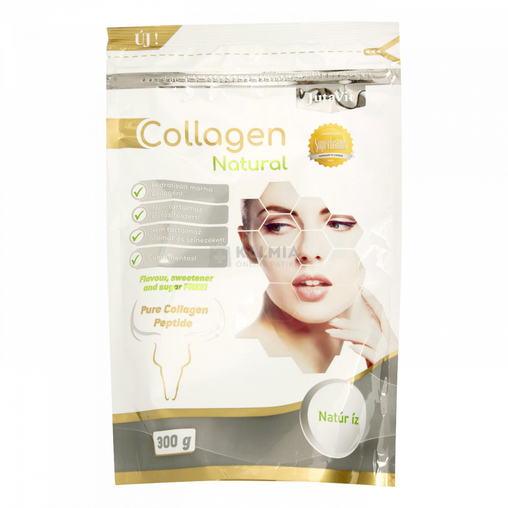 JutaVit Collagen Natural italpor 300 g akciós termékkép 1