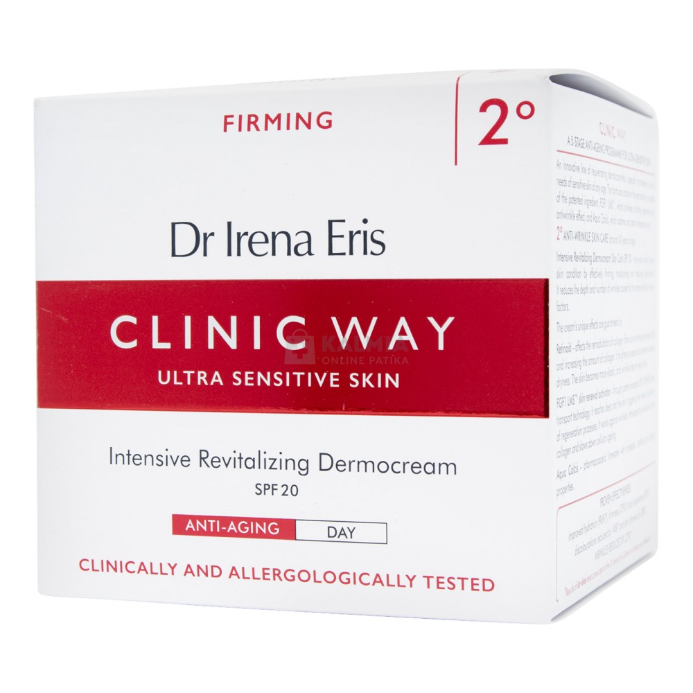 Dr Irena Eris Clinic Way revitalizáló SPF20 40+ nappali krém 50 ml akciós termékkép 1