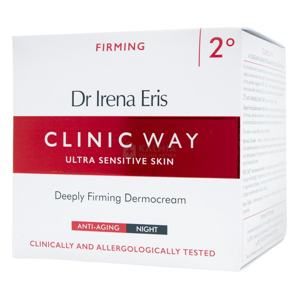 Dr Irena Eris Clinic Way feszesítő 40+ éjszakai krém 50 ml akciós termékkép 1