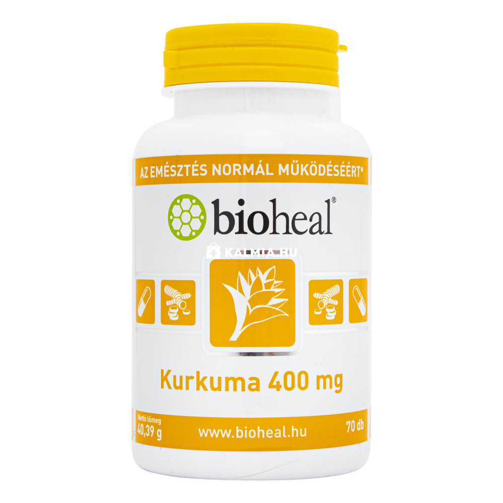 Bioheal Kurkuma 400 mg kapszula 70 db akciós termékkép 1