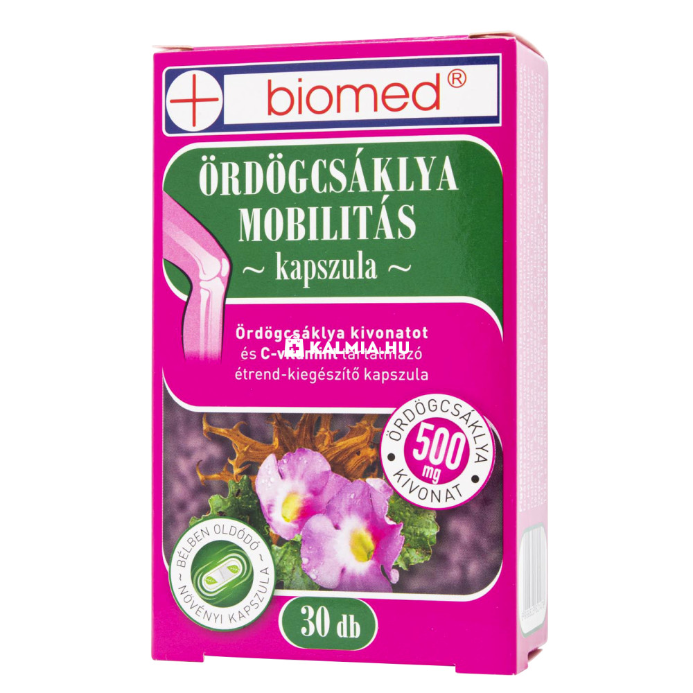 Biomed Ördögcsáklya mobilitás kapszula 30 db akciós termékkép 1