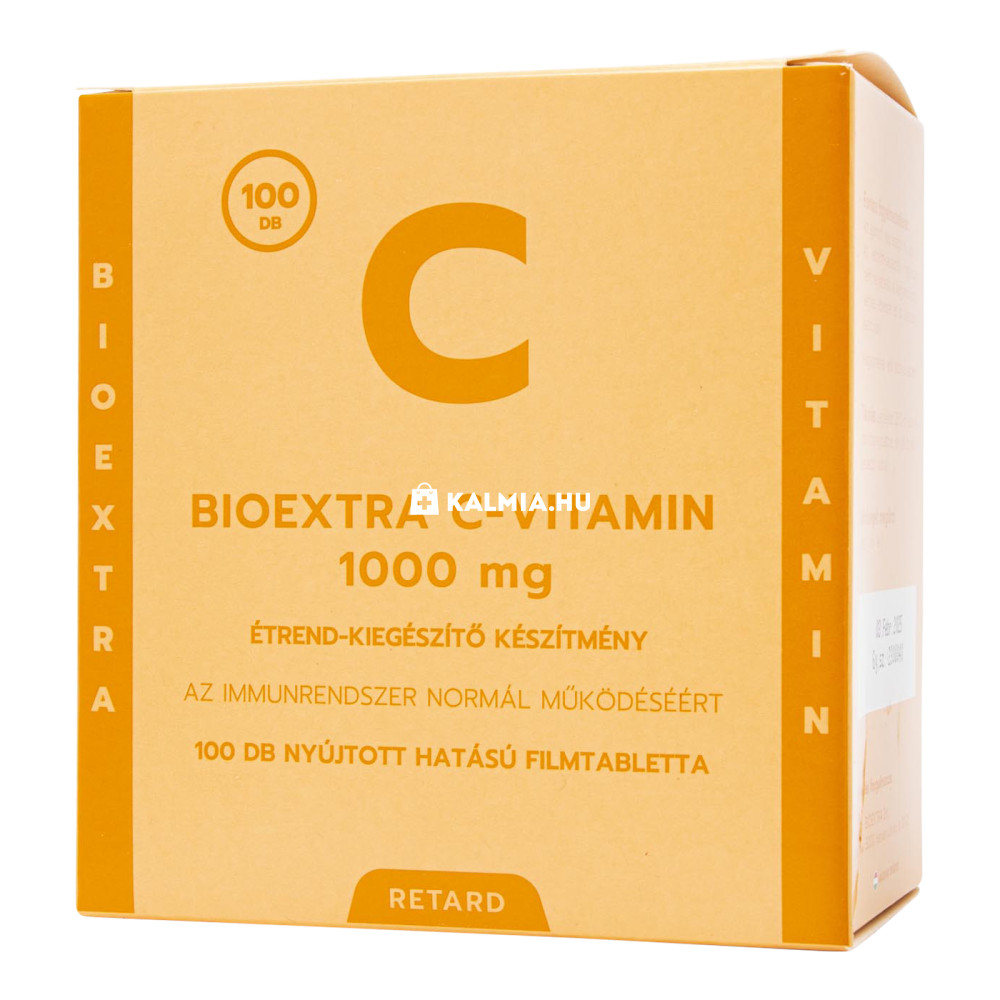 Bioextra C-vitamin 1000 mcg retard tabletta 100 db akciós termékkép 1