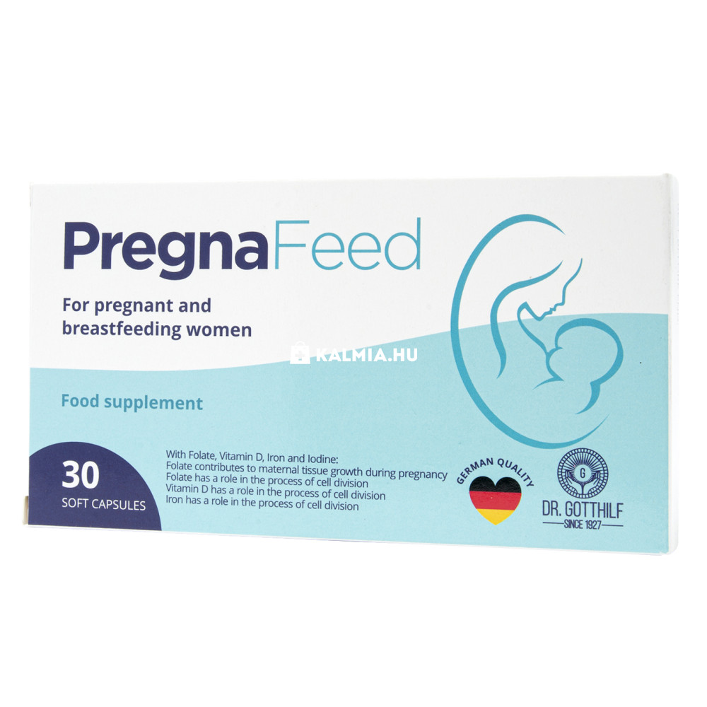 Pregnafeed várandós vitamin lágykapszula 30 db akciós termékkép 1