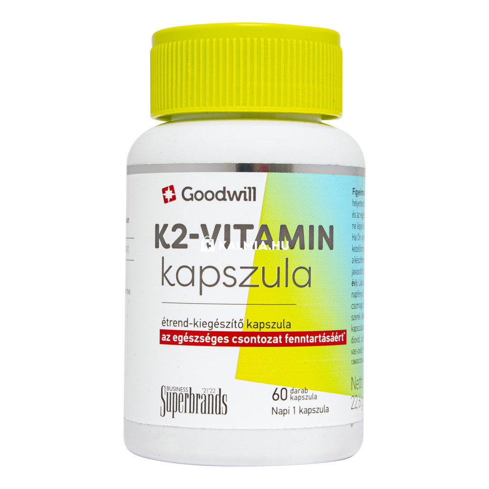 Goodwill K2-vitamin 100 mcg kapszula 60 db akciós termékkép 1